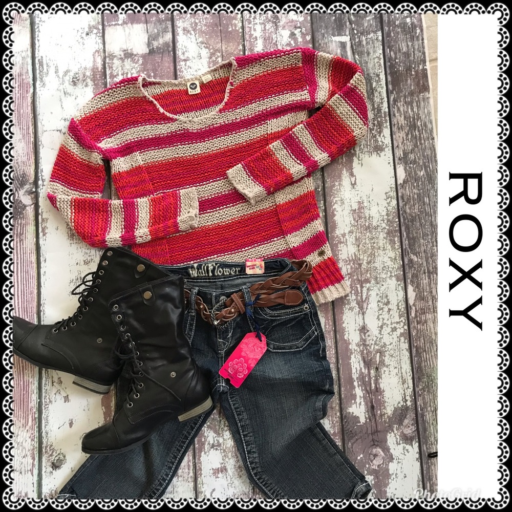 ROXY heavy knit sweater, size S/P
